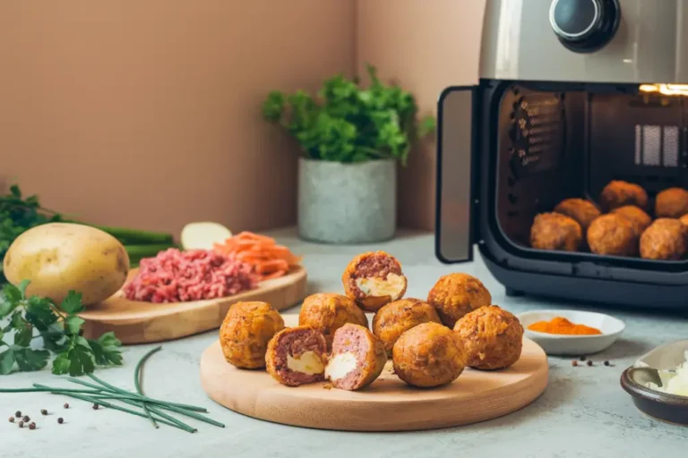 bolinho de carne saudável